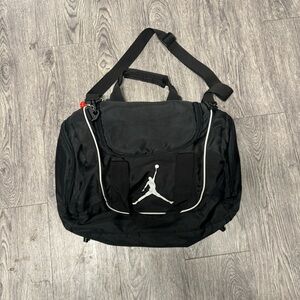 Nike Jordan Black Duffel Bag